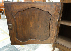 French Provincial Single Door Oak Buffet | Antique & Vintage | Moonee Ponds Antiques | Australia Wide Delivery