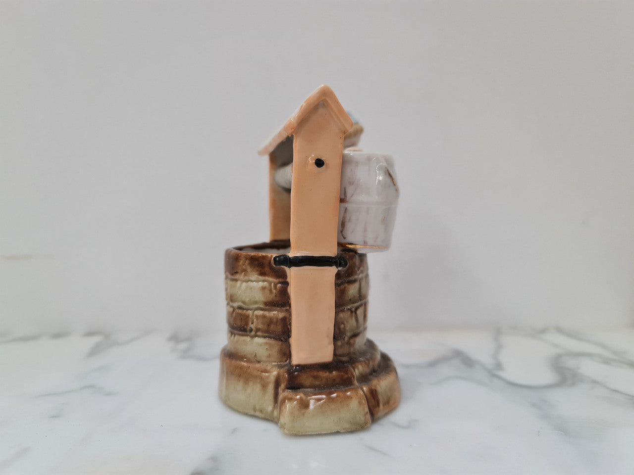 19th Century Wax Match Container & Striker Of Girl At The Well | Antique & Vintage | Moonee Ponds Antiques | Australia Wide Delivery