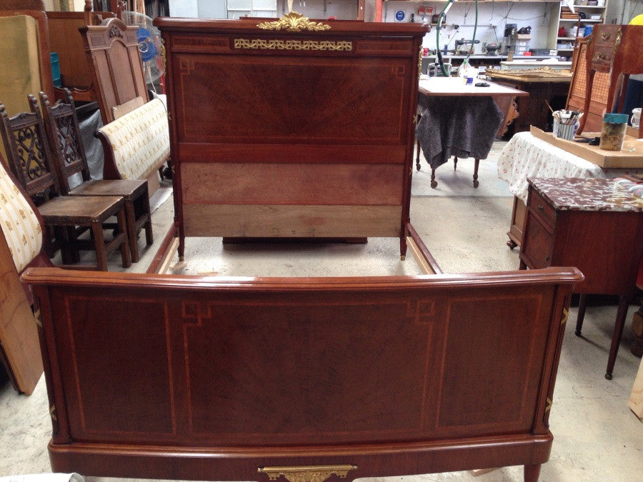 French Empire Queen Bed | Antique & Vintage | Moonee Ponds Antiques | Australia Wide Delivery