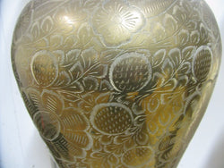 Pair Of Indian Brass Vases | Antique & Vintage | Moonee Ponds Antiques | Australia Wide Delivery