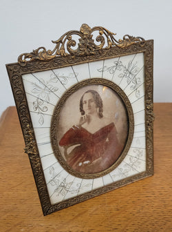 Hand Coloured Early Photo of Women in Stunning Frame | Antique & Vintage | Moonee Ponds Antiques | Australia Wide Delivery