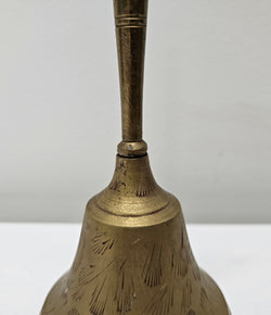 Vintage Engraved Brass Bell | Antique & Vintage | Moonee Ponds Antiques | Australia Wide Delivery