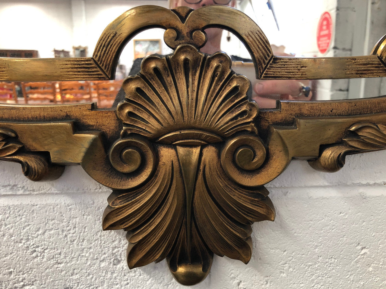 Ornate French Style Gilt Mirror Beveled Edge Glass | Antique & Vintage | Moonee Ponds Antiques | Australia Wide Delivery