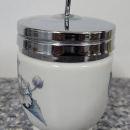 Royal Worcester "Woodland Flower" egg coddler. It is in good original condition, please view photos as they help form part of the description.
