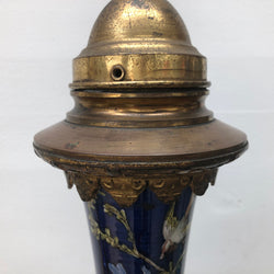 Rare pair of French Majolica Lamps | Antique & Vintage | Moonee Ponds Antiques | Australia Wide Delivery