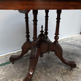 Victorian Inlaid Walnut Centre Table