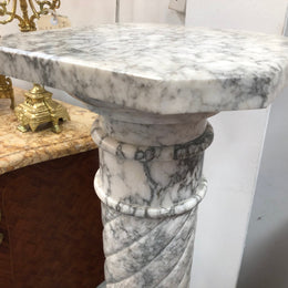 Antique Marble Pedestal