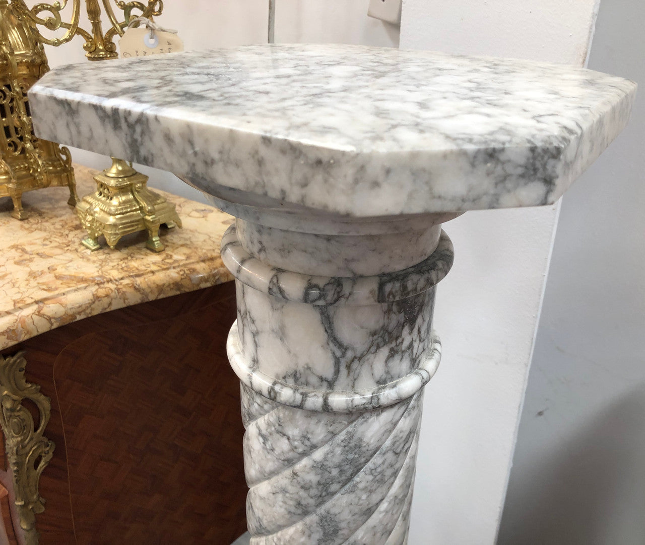 Antique Marble Pedestal | Antique & Vintage | Moonee Ponds Antiques | Australia Wide Delivery