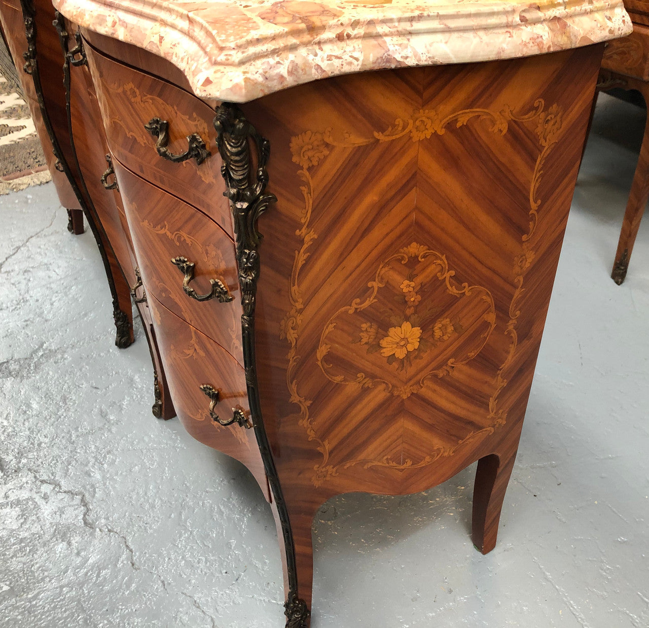 Rare Pair Of French Miniature Commode Bedsides | Antique & Vintage | Moonee Ponds Antiques | Australia Wide Delivery