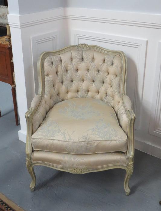 Stunning French Louis XV Style Boudoir Chair