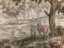 Large Belgium Tapestry With Hunting Scene | Antique & Vintage | Moonee Ponds Antiques | Australia Wide Delivery