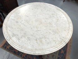 Mid 19th Century French Walnut White Marble Top Centre Table | Antique & Vintage | Moonee Ponds Antiques | Australia Wide Delivery