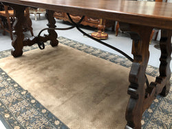 French Spanish Style Oak Dining Table | Antique & Vintage | Moonee Ponds Antiques | Australia Wide Delivery