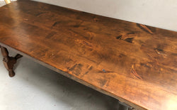 Vintage French Fruitwood & Iron Stretcher Base Coffee Table | Antique & Vintage | Moonee Ponds Antiques | Australia Wide Delivery