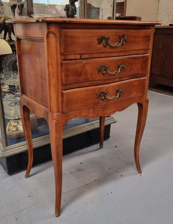 French Cherrywood Small Chest of Three Drawers | Antique & Vintage | Moonee Ponds Antiques | Australia Wide Delivery