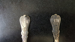 Pair of Sheffield Spoons | Antique & Vintage | Moonee Ponds Antiques | Australia Wide Delivery