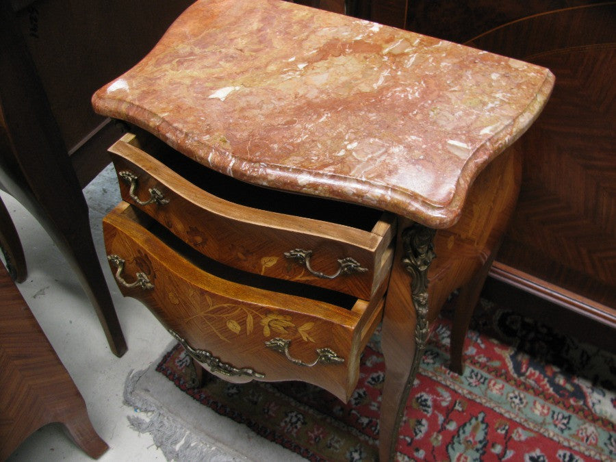 Pair of Rare Commode Bedside Cabinets