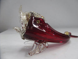 Venetian Ruby Glass Fish | Antique & Vintage | Moonee Ponds Antiques | Australia Wide Delivery