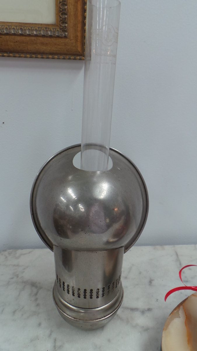 Antique Kerosene Metal Lamp With Reflector | Antique & Vintage | Moonee Ponds Antiques | Australia Wide Delivery