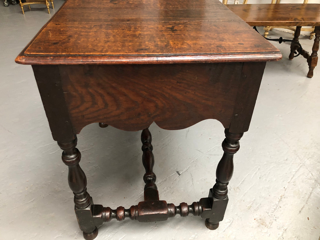 Antique French Oak Side Table With Drawer "Mellow Patina" | Antique & Vintage | Moonee Ponds Antiques | Australia Wide Delivery