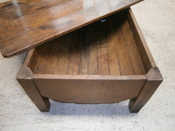 French Converted Dough Bin Coffee Table | Antique & Vintage | Moonee Ponds Antiques | Australia Wide Delivery