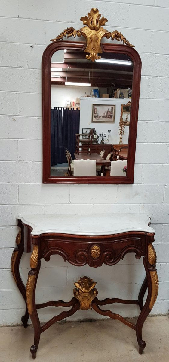 French Louis XIV Style Mirror And Console | Antique & Vintage | Moonee Ponds Antiques | Australia Wide Delivery