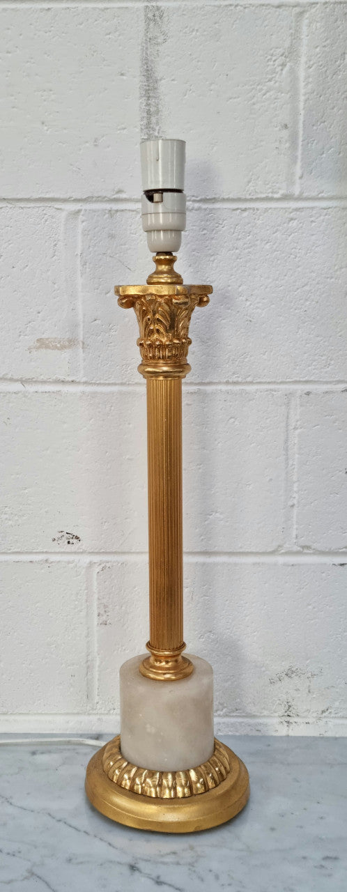 French Corinthian Column Table/Desk Lamp | Antique & Vintage | Moonee Ponds Antiques | Australia Wide Delivery