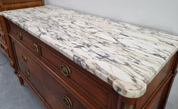 Louis XVI Style Mahogany Marble Top Cupboard | Antique & Vintage | Moonee Ponds Antiques | Australia Wide Delivery