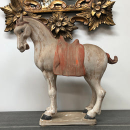 Detailed terracotta copy of Tang Dynasty horse. In good original condition.