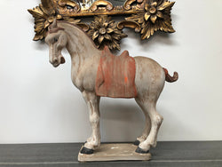 Detailed Terracotta Copy of Tang Dynasty Horse | Antique & Vintage | Moonee Ponds Antiques | Australia Wide Delivery