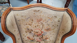 French Wing Back Tapestry Arm Chair | Antique & Vintage | Moonee Ponds Antiques | Australia Wide Delivery