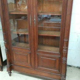 Antique French Walnut Bookcase
