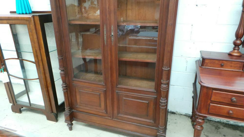 Antique French Walnut Bookcase | Antique & Vintage | Moonee Ponds Antiques | Australia Wide Delivery