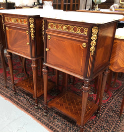 Sensational Pair of French Bedside Cabinets | Antique & Vintage | Moonee Ponds Antiques | Australia Wide Delivery