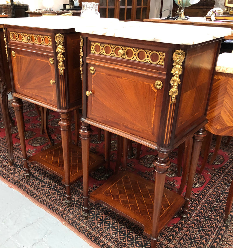 Sensational Pair of French Bedside Cabinets