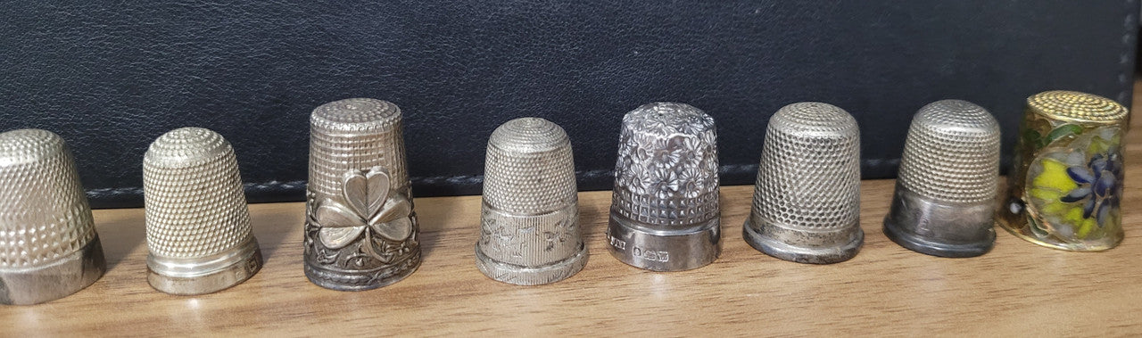Assorted Antique Sewing Thimbles