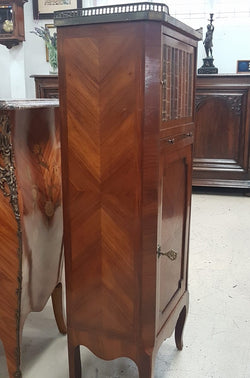 French Louis XV Style Side Cabinet WIth Marble Top | Antique & Vintage | Moonee Ponds Antiques | Australia Wide Delivery