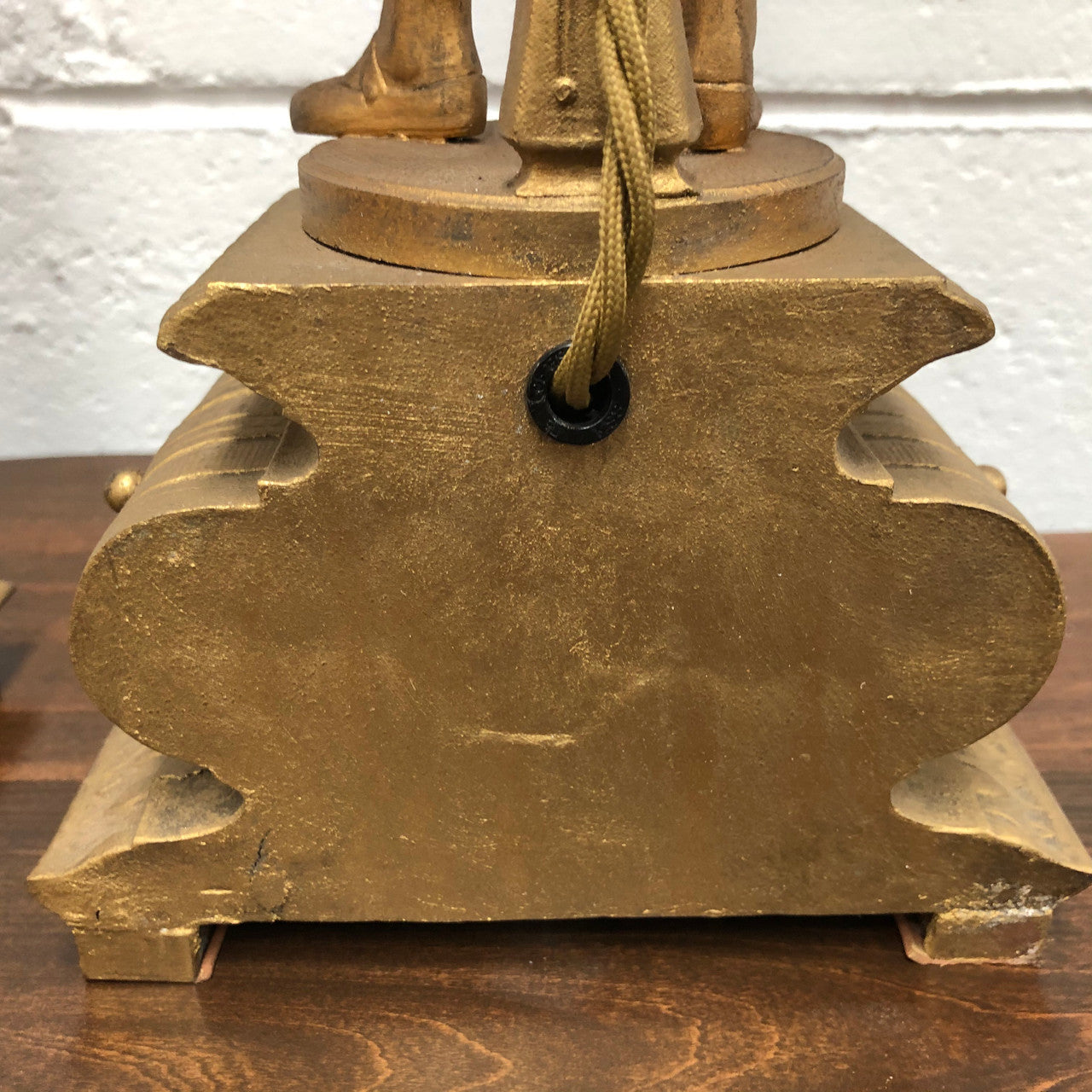 Fabulous Pair Of French Gilt Metal Table Lamps Of "The Artist" & "The Sculptor" | Antique & Vintage | Moonee Ponds Antiques | Australia Wide Delivery
