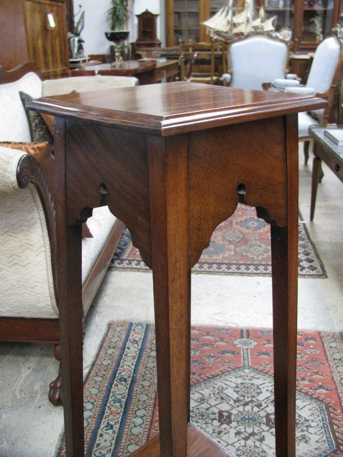 Walnut Pedestal | Antique & Vintage | Moonee Ponds Antiques | Australia Wide Delivery