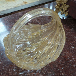 Murano Aventurine glass bowl