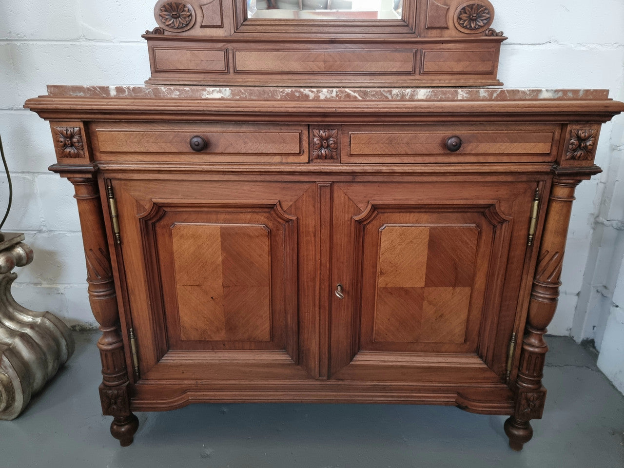 Beautiful 19th Century Walnut Dressing Table | Antique & Vintage | Moonee Ponds Antiques | Australia Wide Delivery