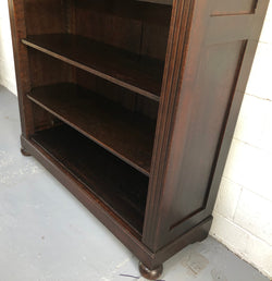 Lovely French Oak Open Shelf Bookcase | Antique & Vintage | Moonee Ponds Antiques | Australia Wide Delivery