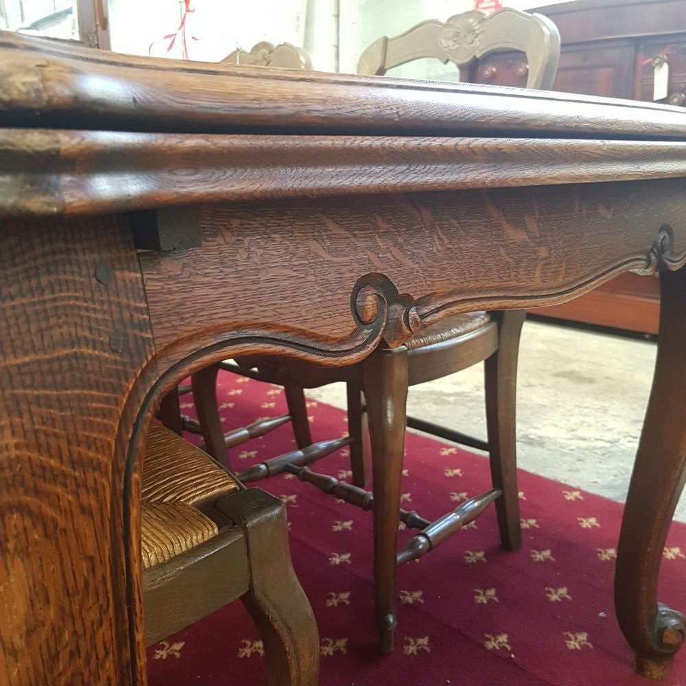 French Dining Extension Table | Antique & Vintage | Moonee Ponds Antiques | Australia Wide Delivery