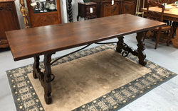 French Spanish Style Oak Dining Table | Antique & Vintage | Moonee Ponds Antiques | Australia Wide Delivery