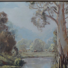 Framed Oil On Board By Artist Lorraine Davies