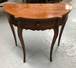 Inlaid French Walnut Louis XV Style Hall Table | Antique & Vintage | Moonee Ponds Antiques | Australia Wide Delivery