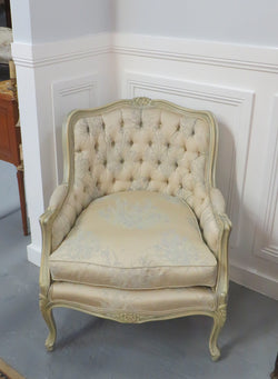 Stunning French Louis XV Style Boudoir Chair | Antique & Vintage | Moonee Ponds Antiques | Australia Wide Delivery