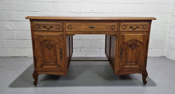 Beautiful French Louis XV Style Partners Desk | Antique & Vintage | Moonee Ponds Antiques | Australia Wide Delivery