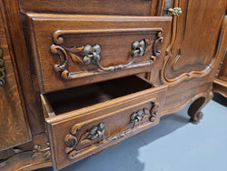 French Oak Louis XV Style Beautifully Carved Sideboard | Antique & Vintage | Moonee Ponds Antiques | Australia Wide Delivery