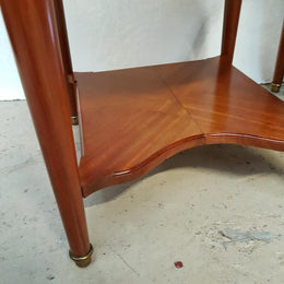 Pair of French Louis XVI Style Mahogany Bedsides Cabinets